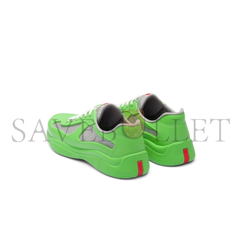 PRADA AMERICA'S CUP SOFT RUBBER AND BIKE FABRIC SNEAKERS 4E6500